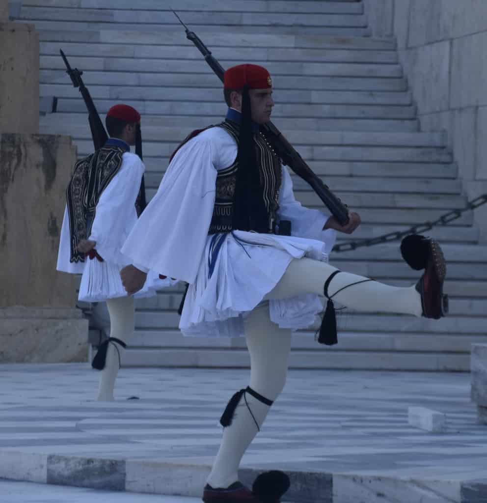 The changing of the guard in Athens