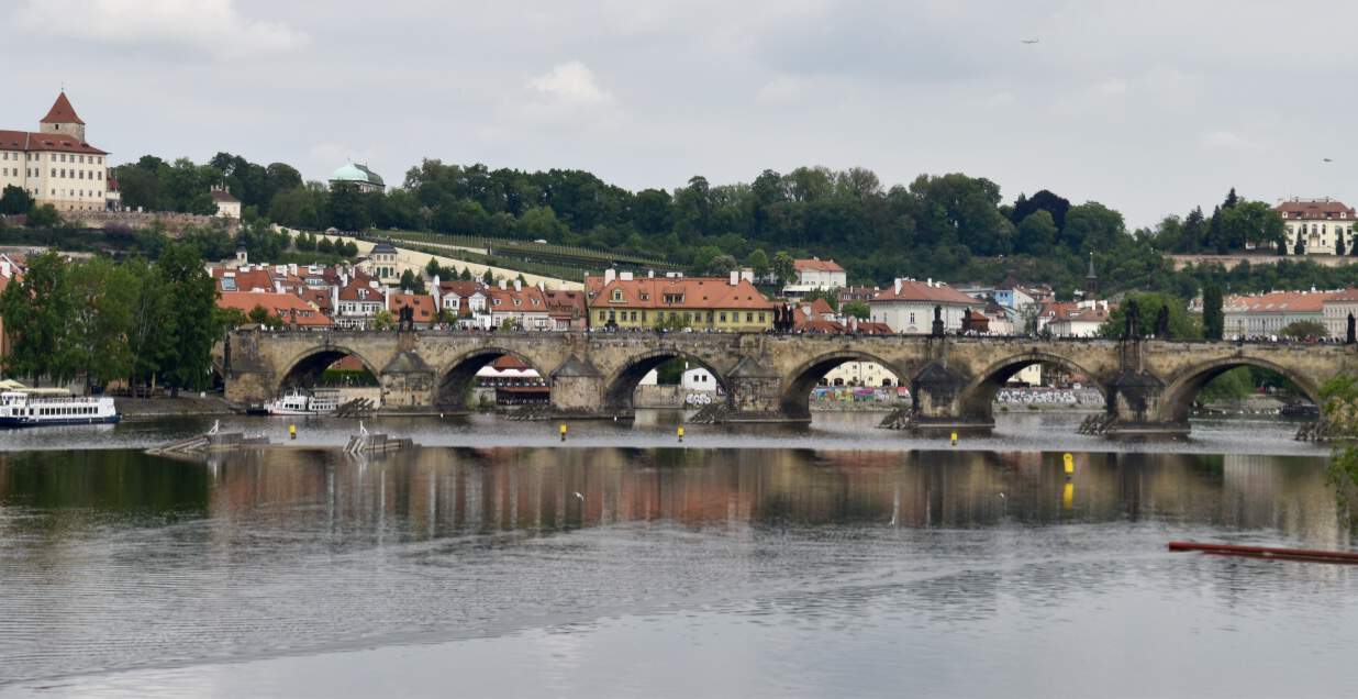 Charles Bridge over the Vltava