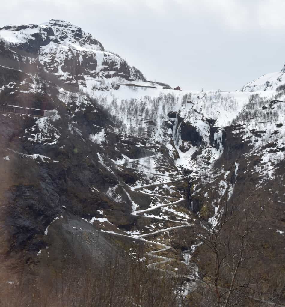The old route of the Flam Railway