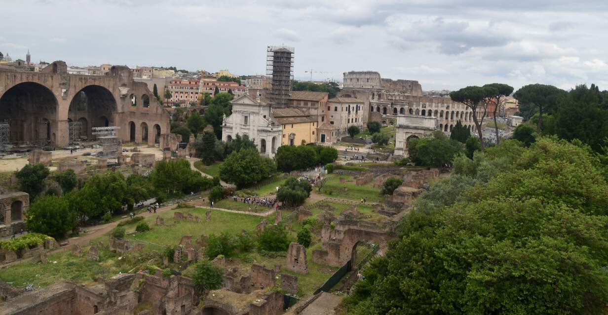 The Forum seen from Palatine Hill