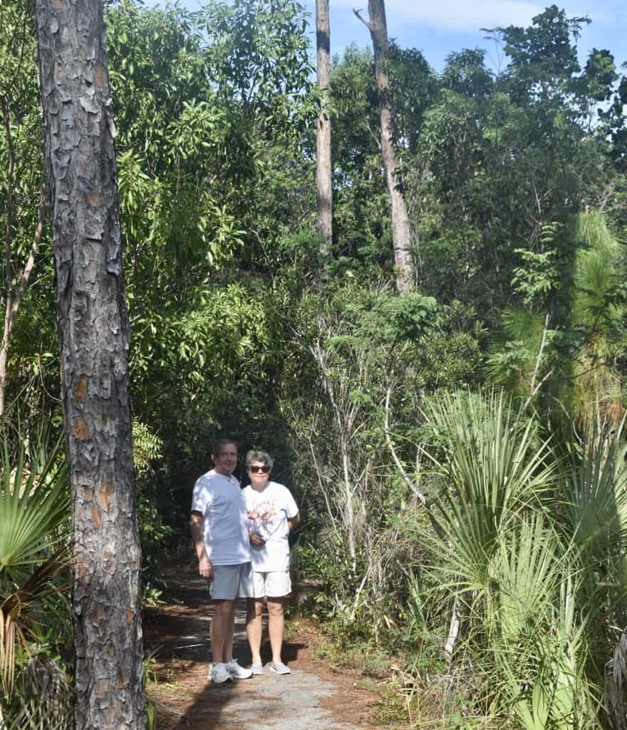 Frank and Linda on the Pine Island Trail