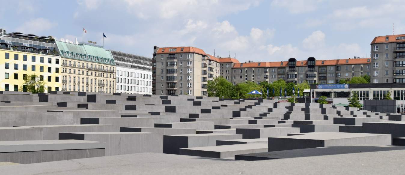 The concrete stelae of the Memorial to the Murdered Jews of Europe