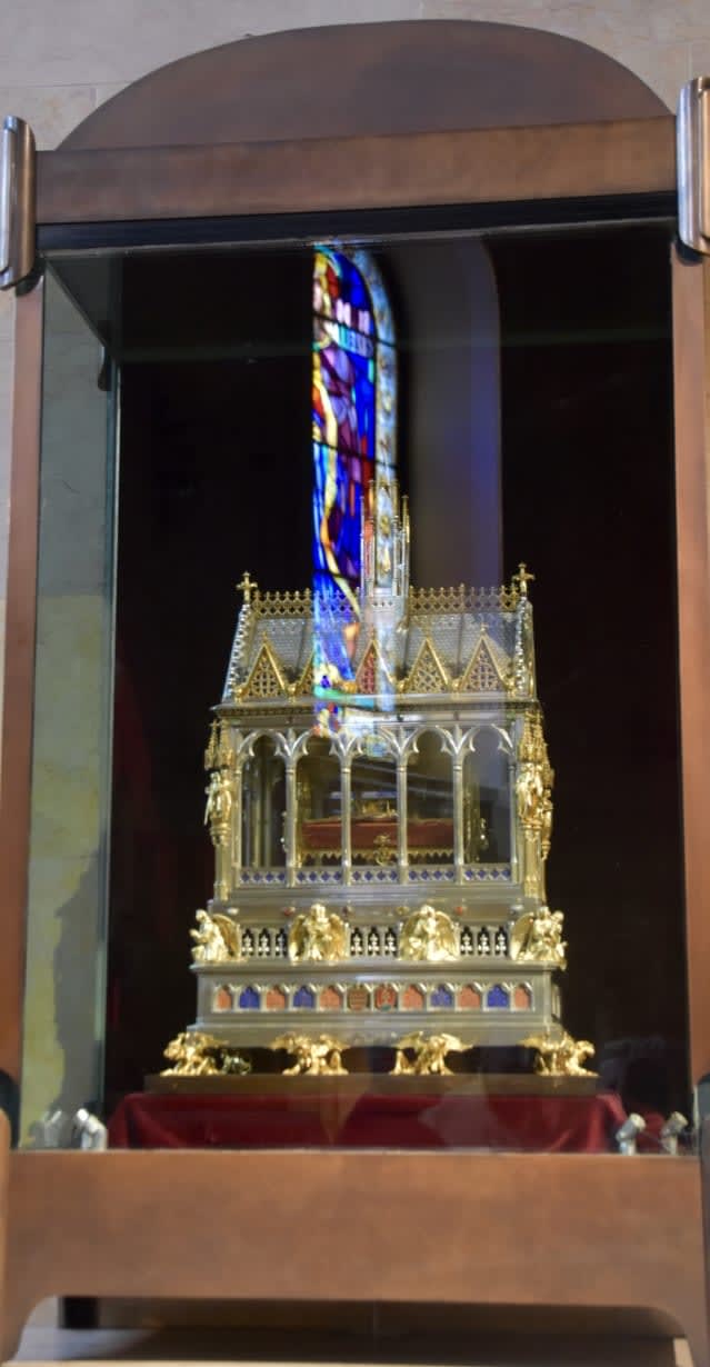The mummified Holy Right hand of St. Stephen