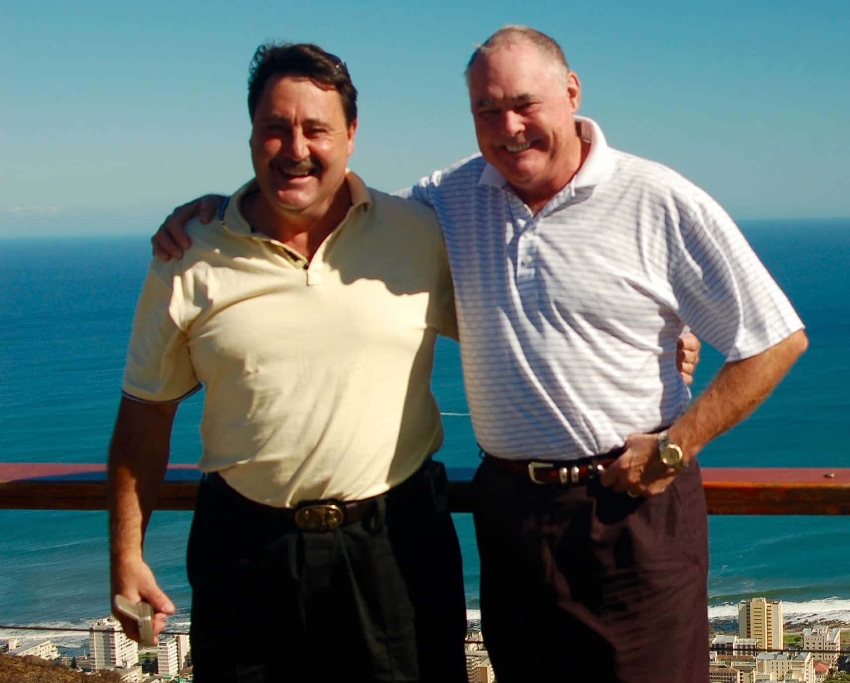 John and Kobus, a friendship that began on this trip