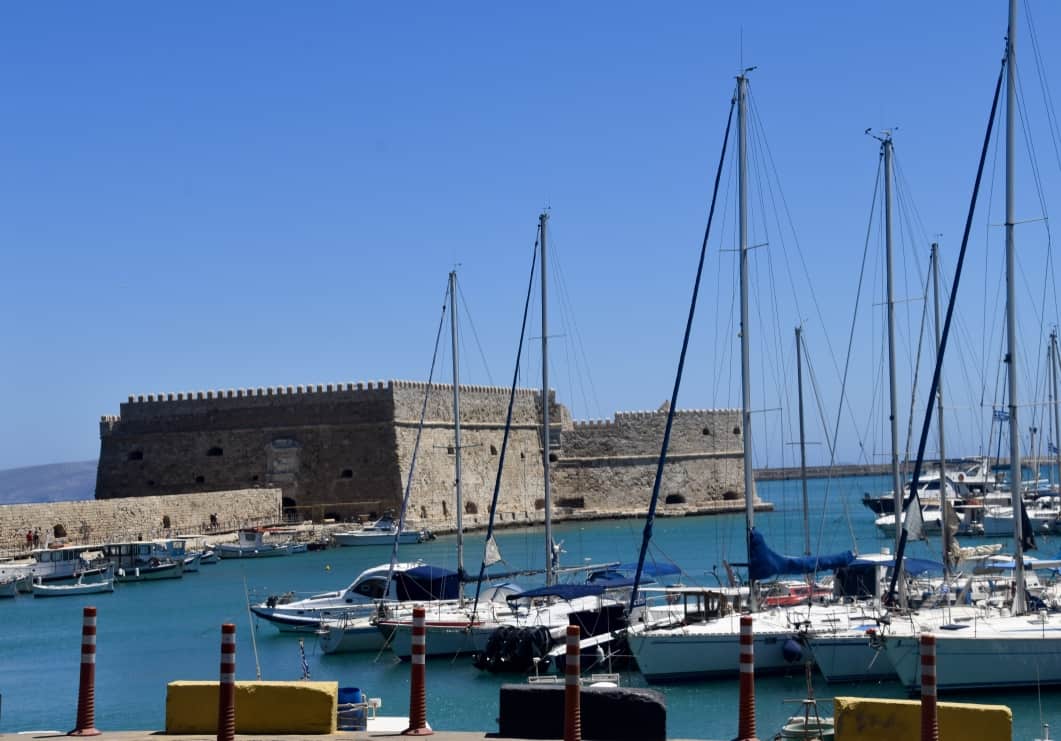 The Koules Fortress on the Heraklion harbor
