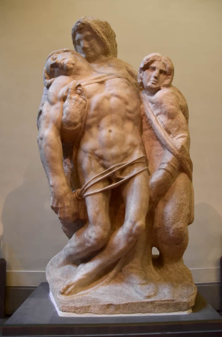 One of Michelangelo's unfinished Prisoners