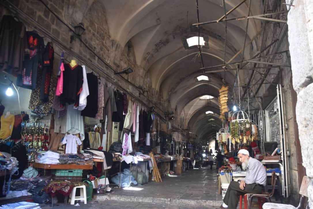 The market in the Old City