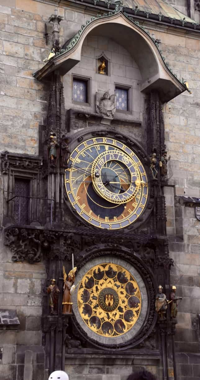 The Orloj astronomical clock in Prague