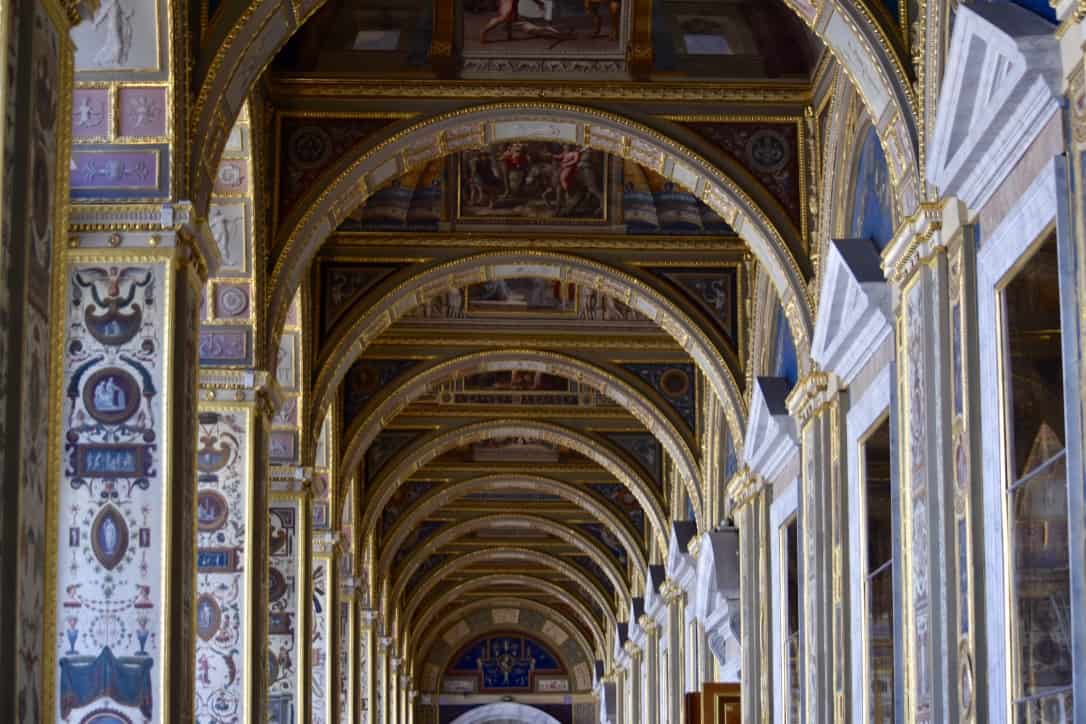 The Raphael Loggias, a copy of the Vatican gallery