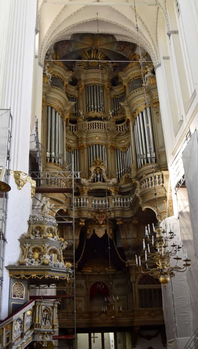 The organ in the Rostock church