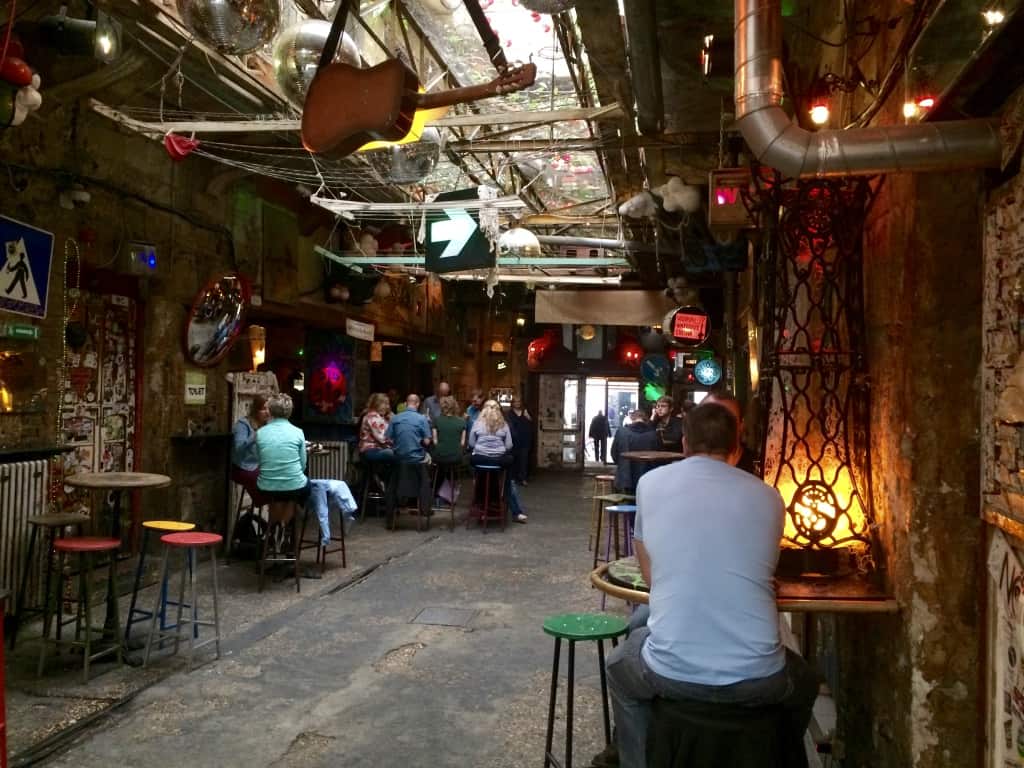 A Budapest ruin pub full of junk