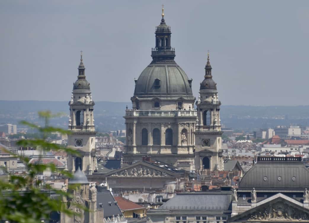 St. Stephen's Basilica seen across the river