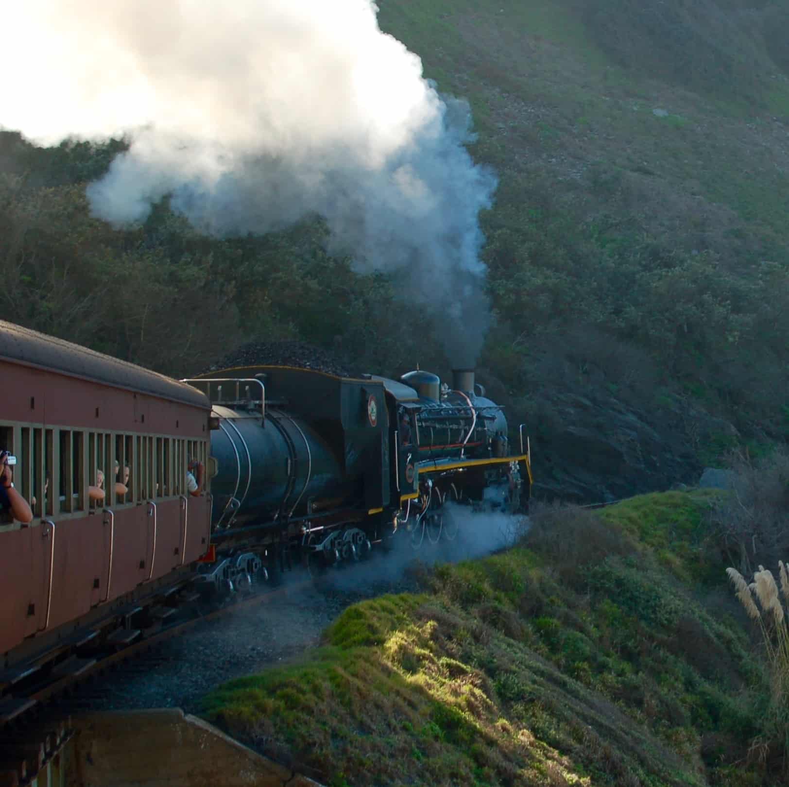 The steam train from George to Knysna