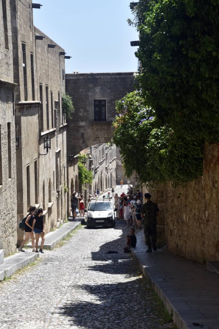 The medieval Street of the Knights in Rhodes
