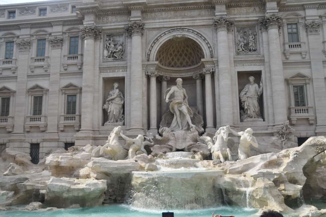 The Trevi Fountain, freshly cleaned
