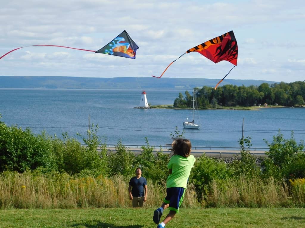 Looking out from the Bell grounds at Baddeck