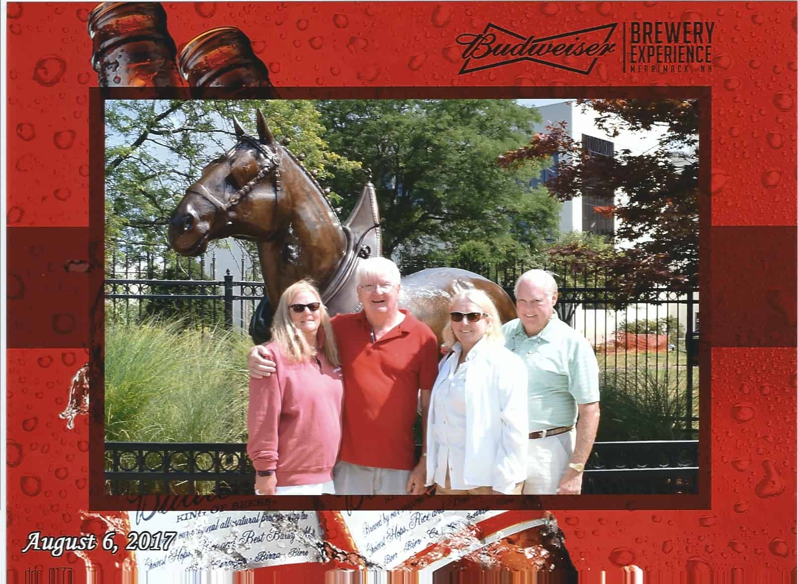 On the Budweiser tour
