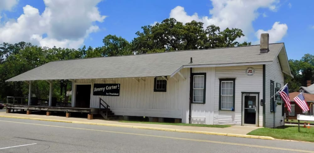 The depot from the street