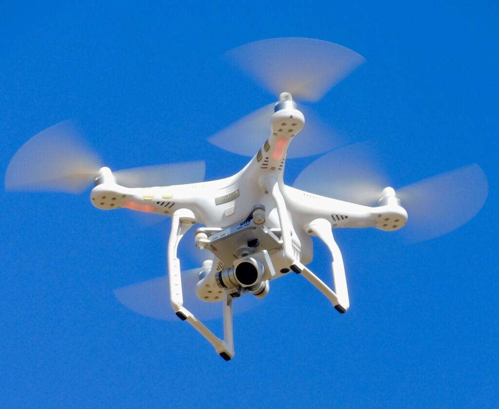 Jeff's drone in the desert