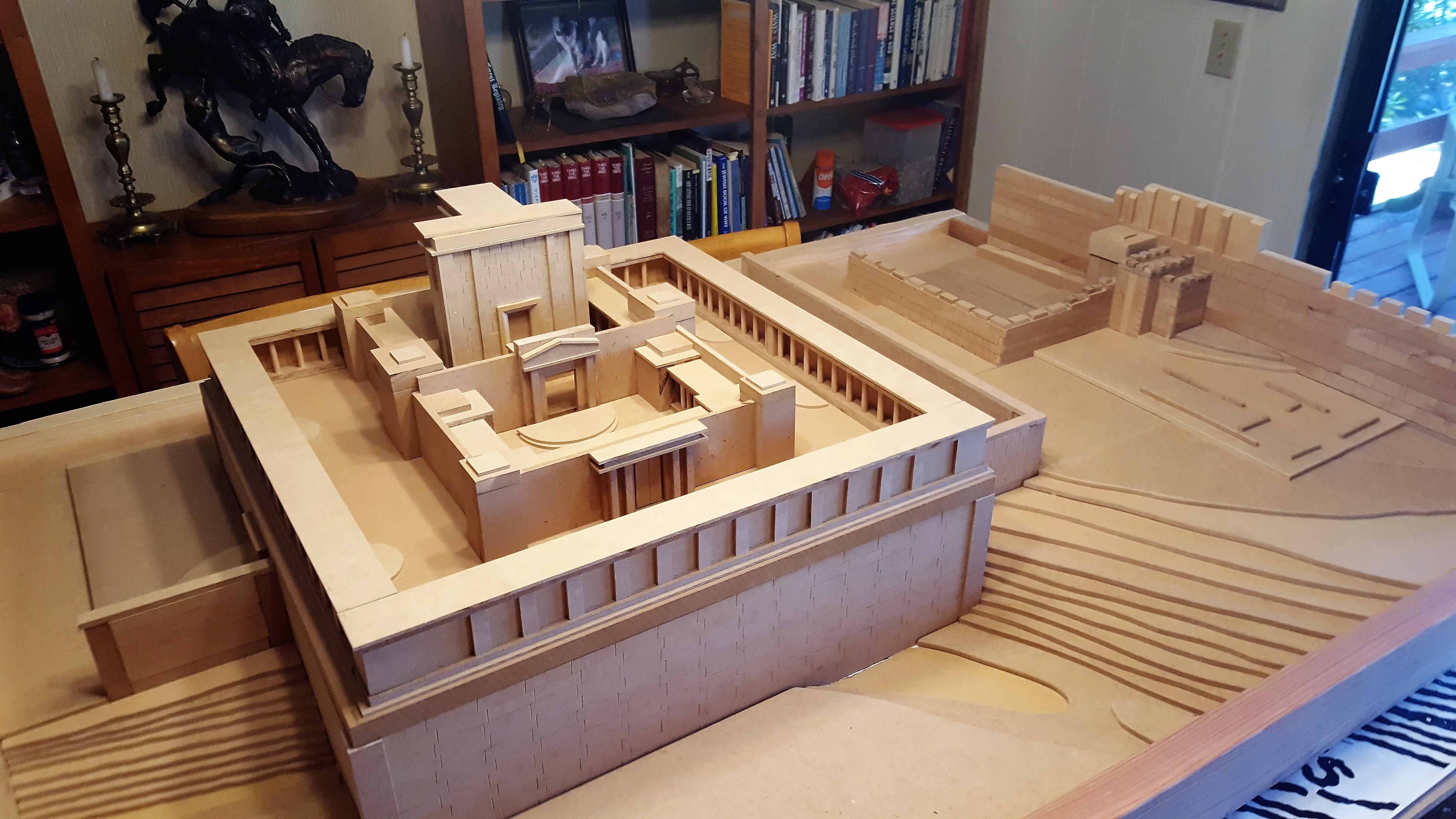 Jeff's model of a Jewish Temple