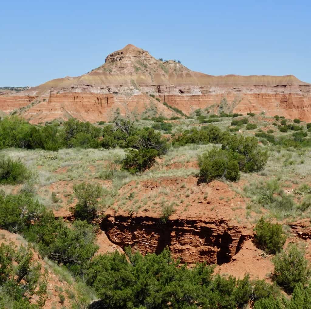 A vista in Palo Duro Canyon