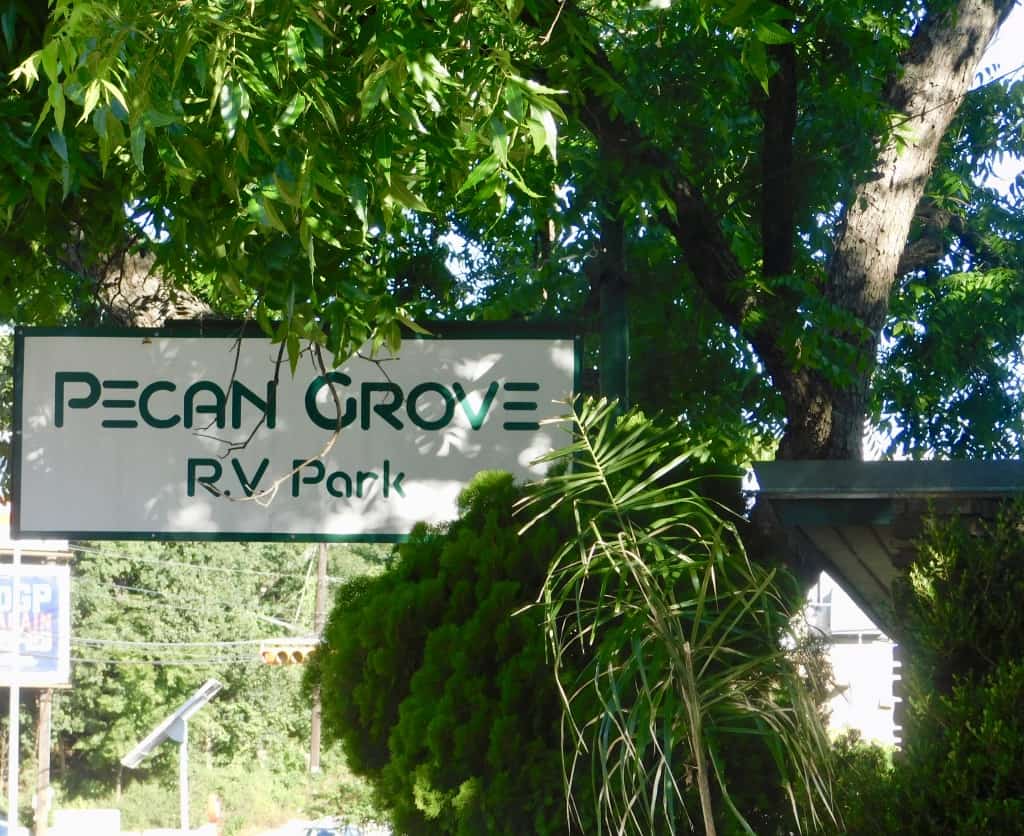Pecan Grove RV park in Austin