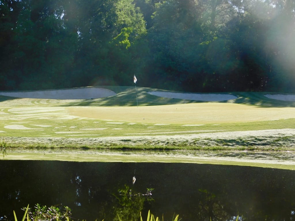 The first hole at Shell's Landing