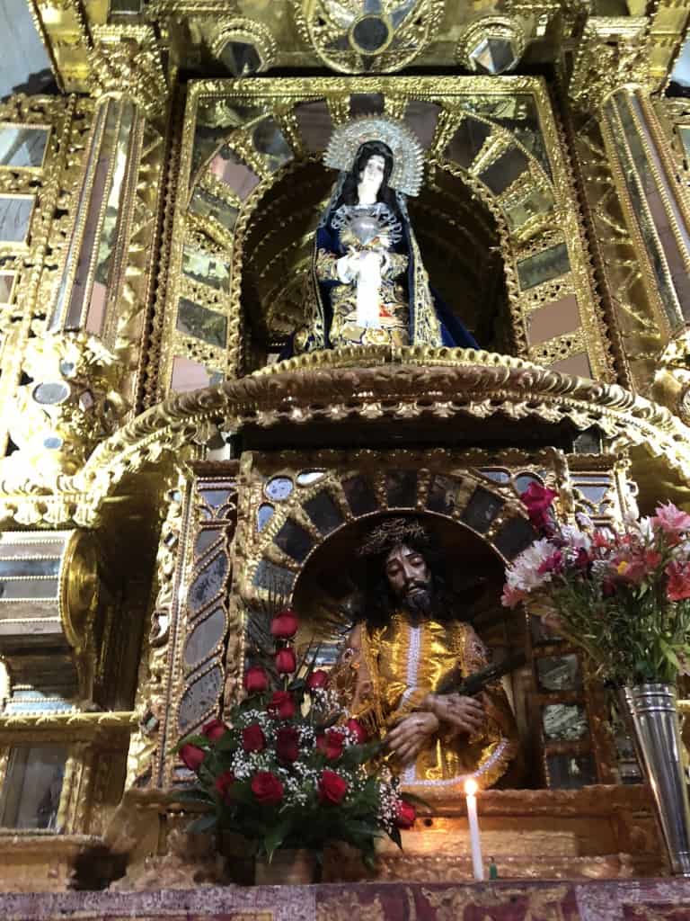 The Last Supper with guinea pig, Cusco Cathedral