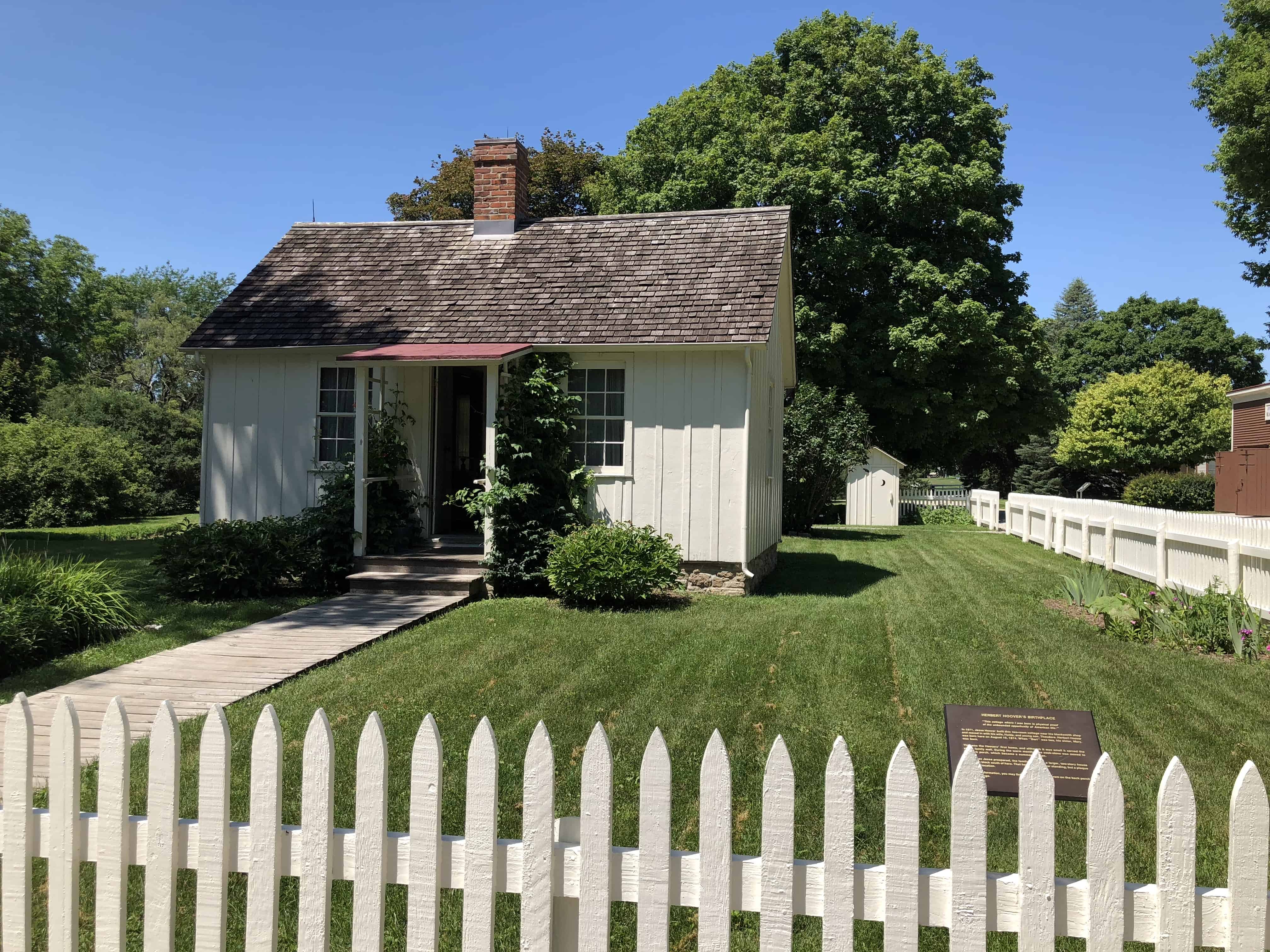The cottage where Hoover was born