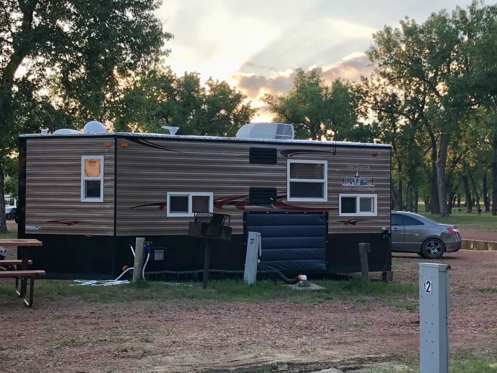 The neighbor's ice-house RV