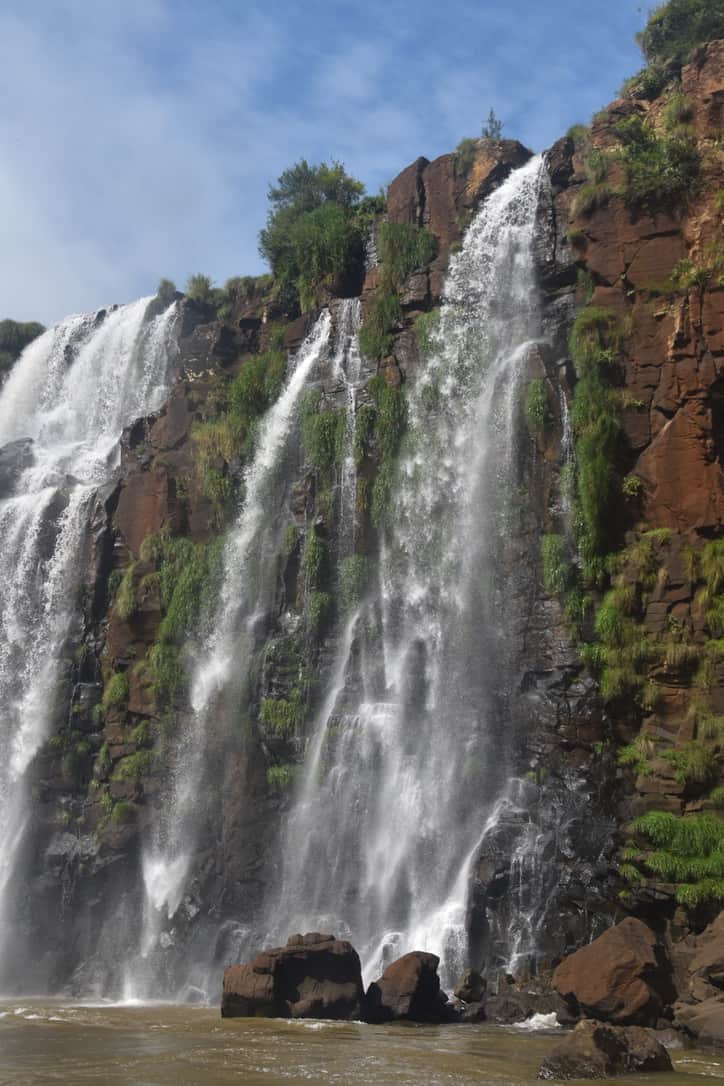 A tall cascade at Iguazu
