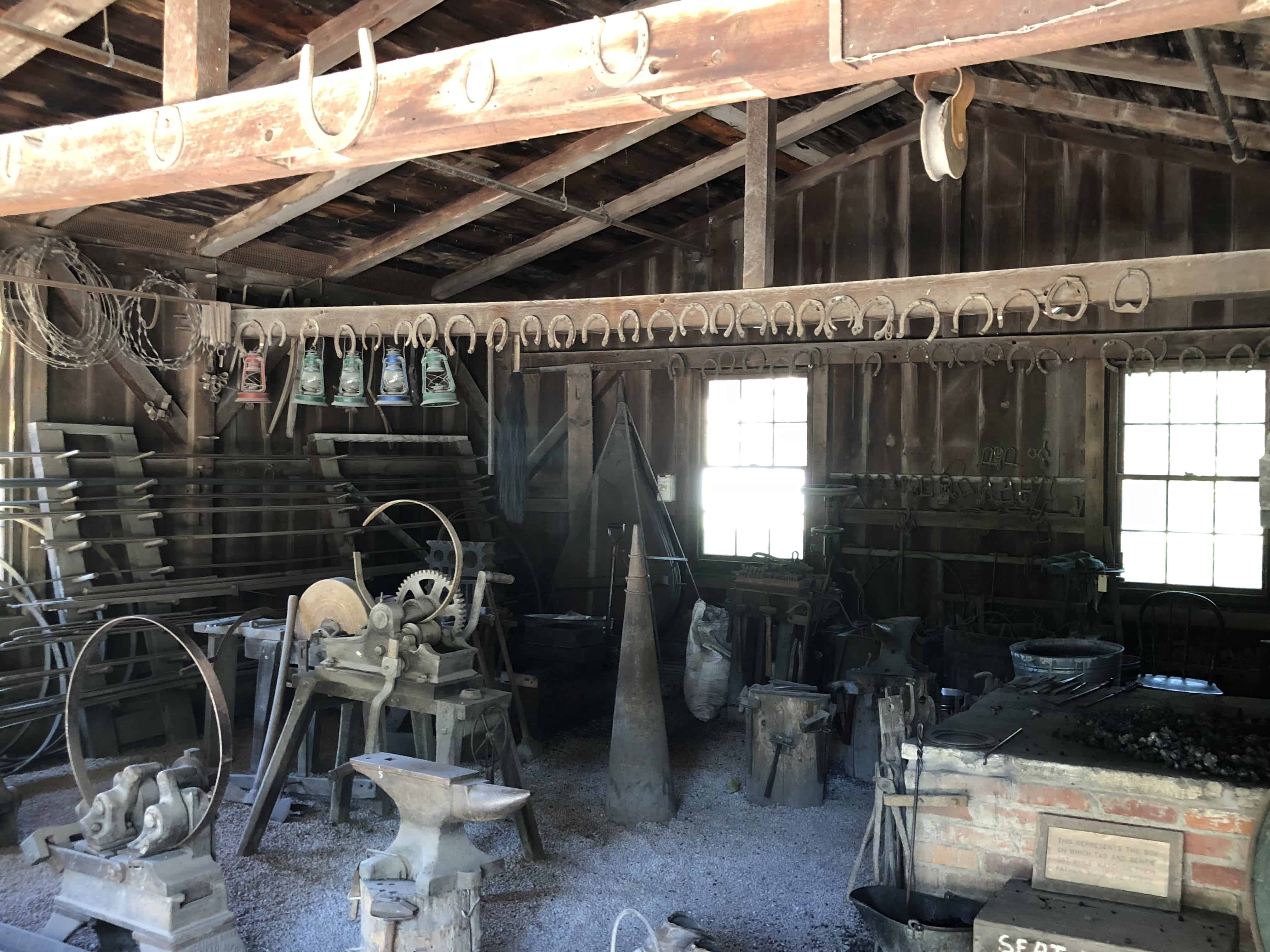 Inside the shop