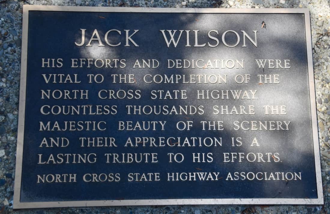 The Jack Wilson plaque
