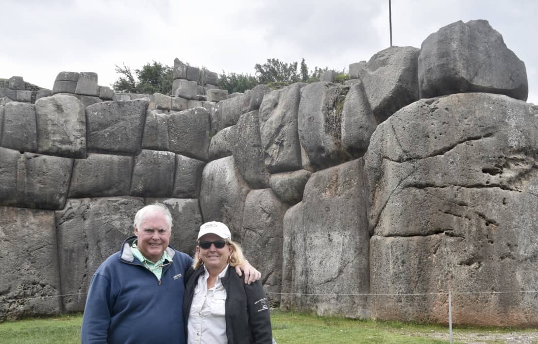 At Sacsayhuaman