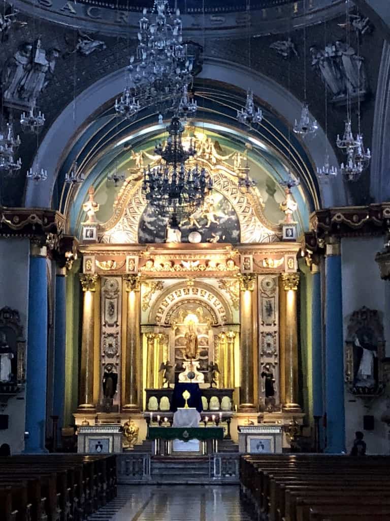Inside the Church of La Merced