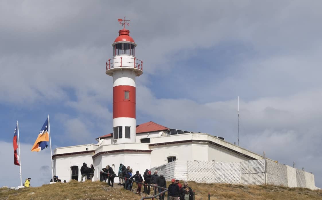 The 1902 lighthouse on Isla Magdalena