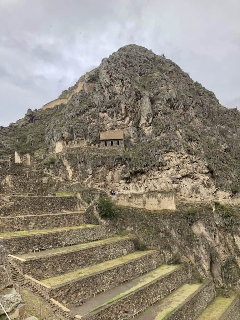 The climb at Ollantaytambo