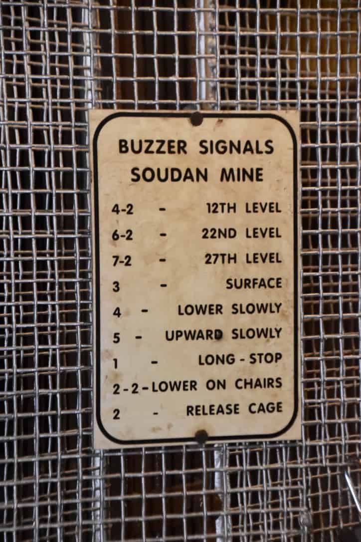 The cage and the buzzer
