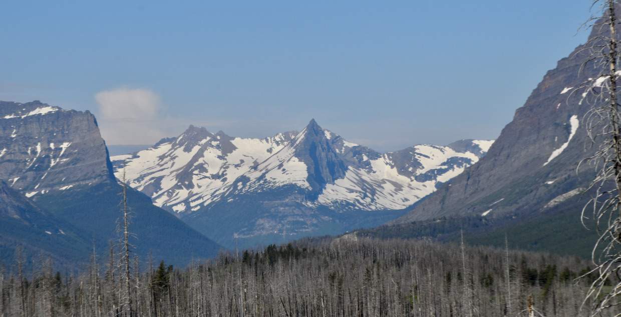 The drive toward Whitefish