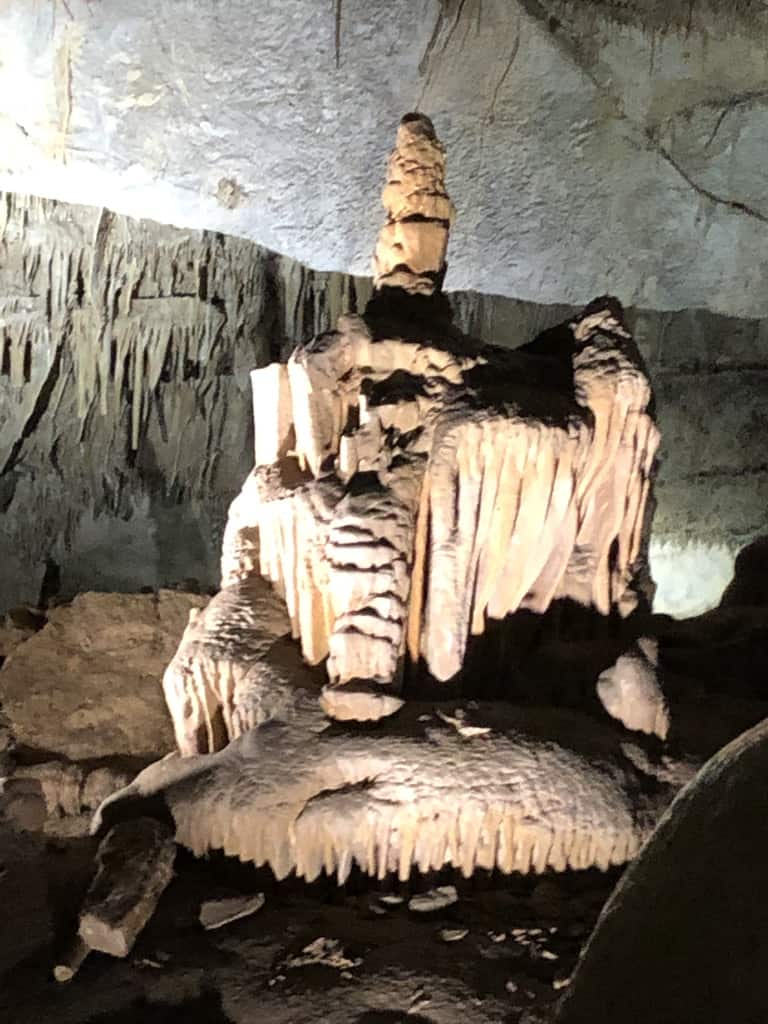 The old base of a column