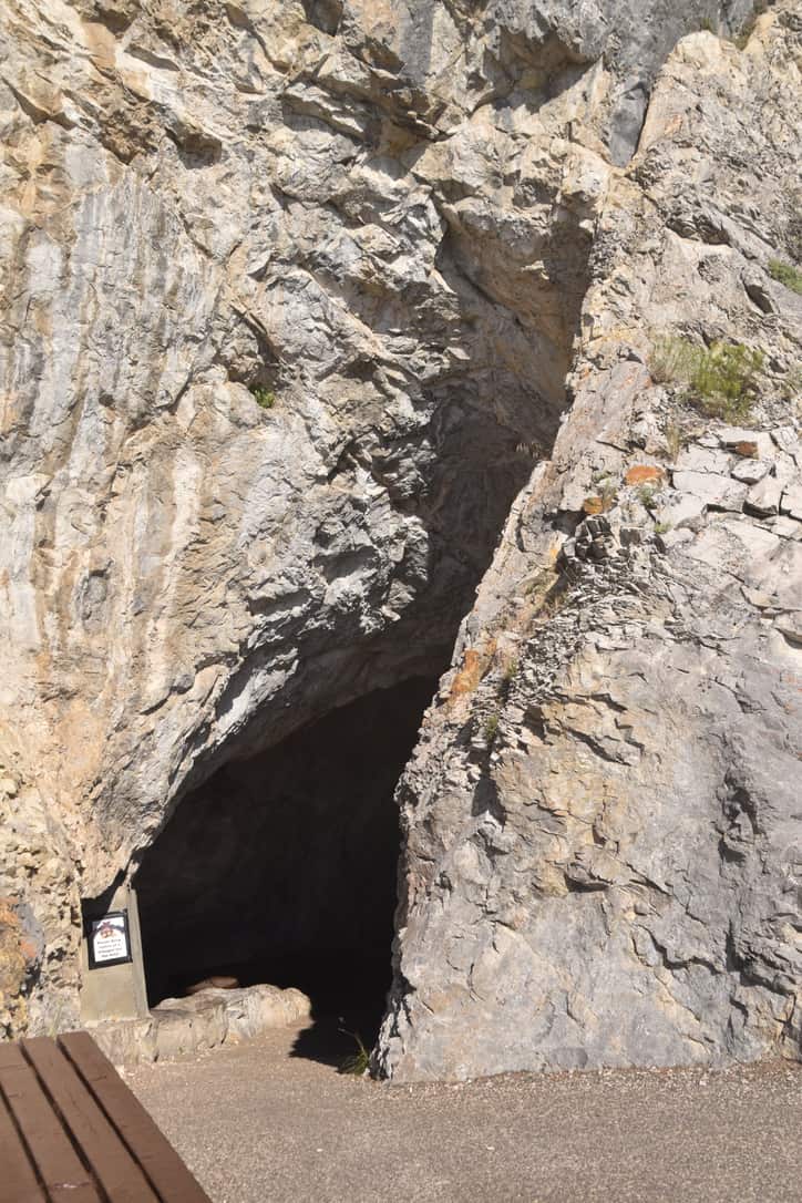 The cave entrance