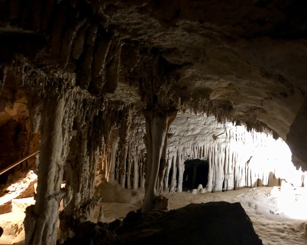 A cave formation