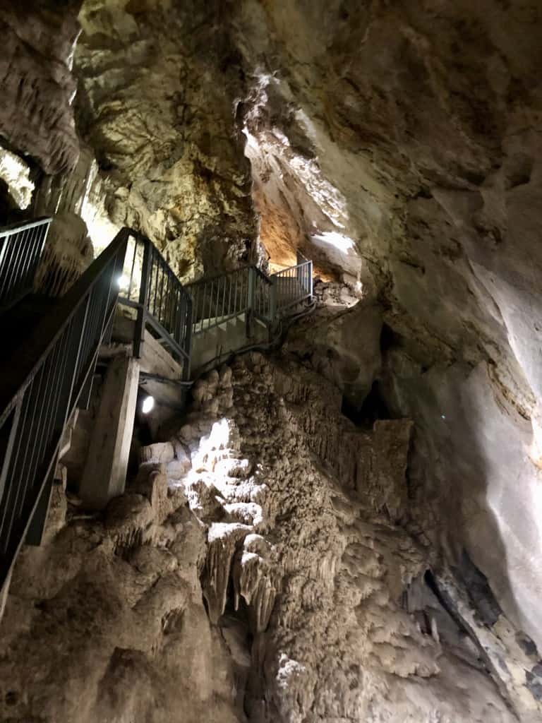 A cave formation