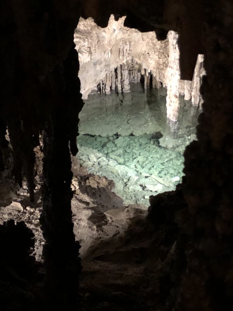 The largest pool, four feet deep