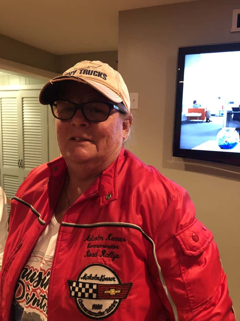 Connie with the Corvette keepsakes