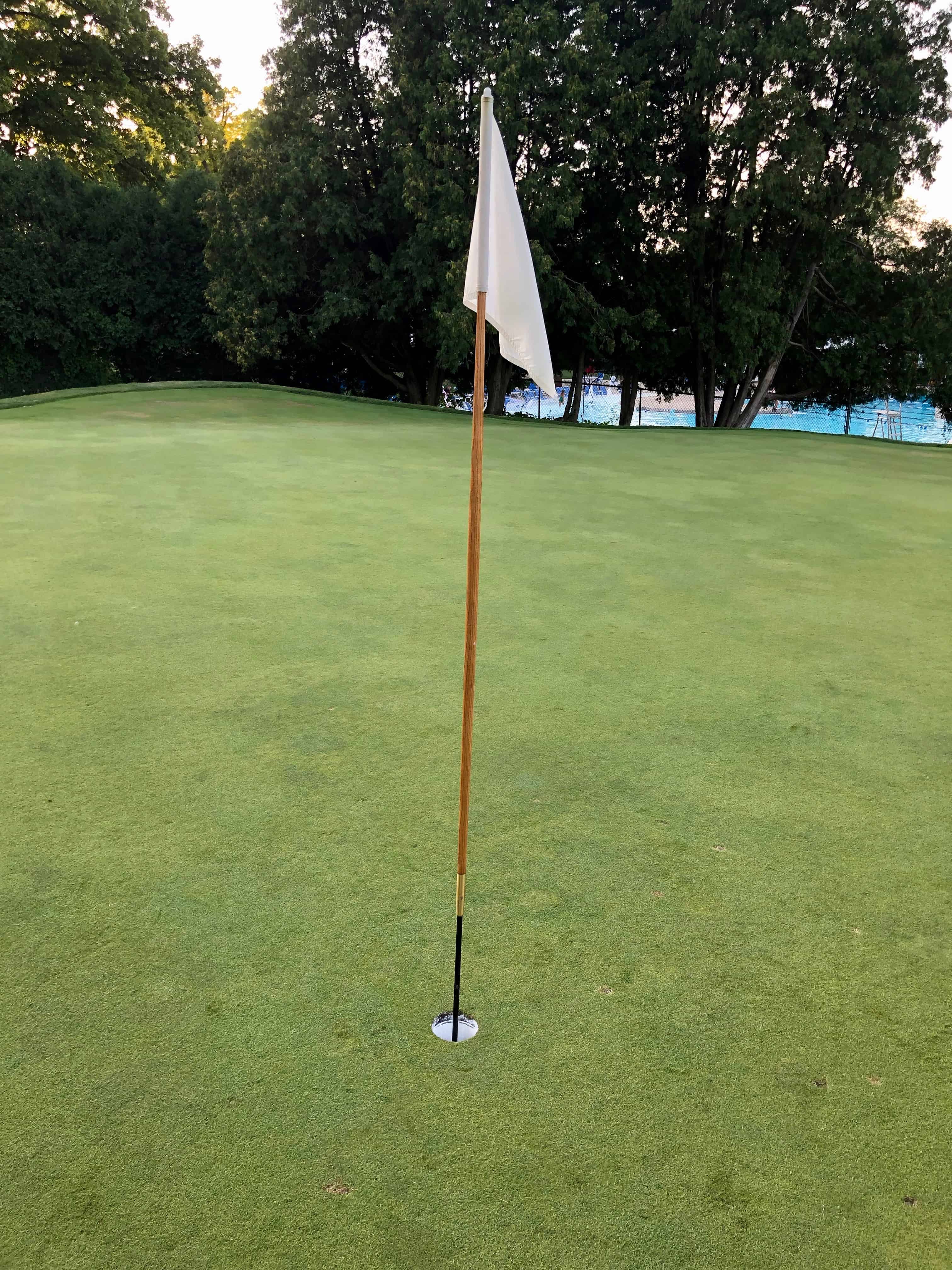 Wooden flagsticks