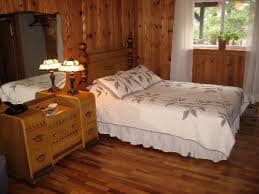 A bedroom in a family home