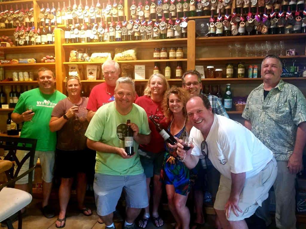Our Harvest Host gang at Grove Winery