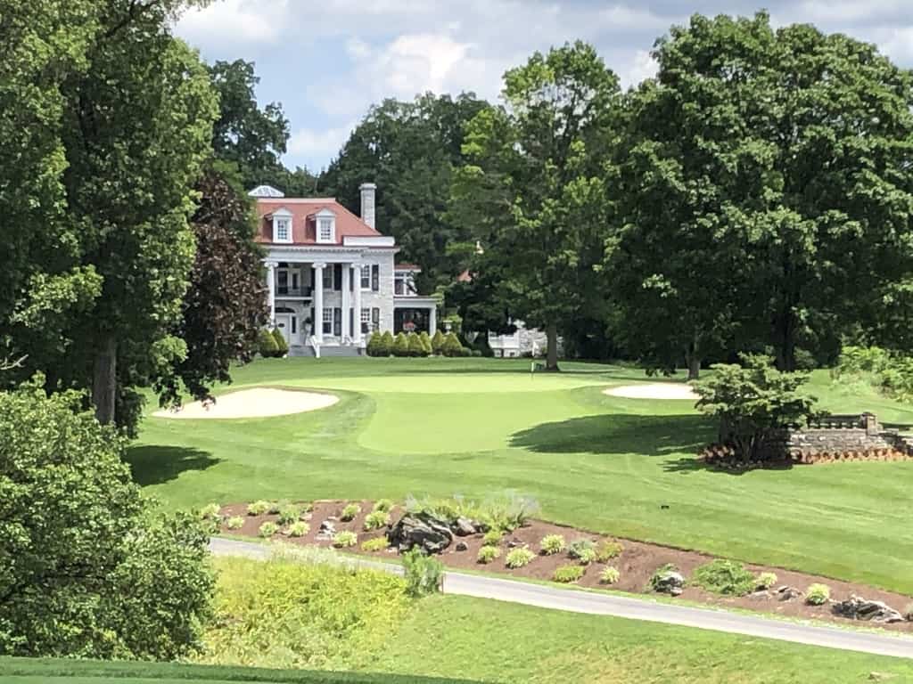 The Hershey Mansion from a par three