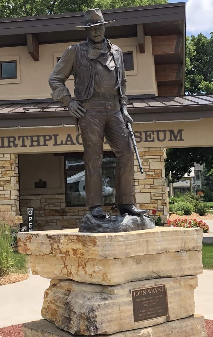 The John Wayne statue